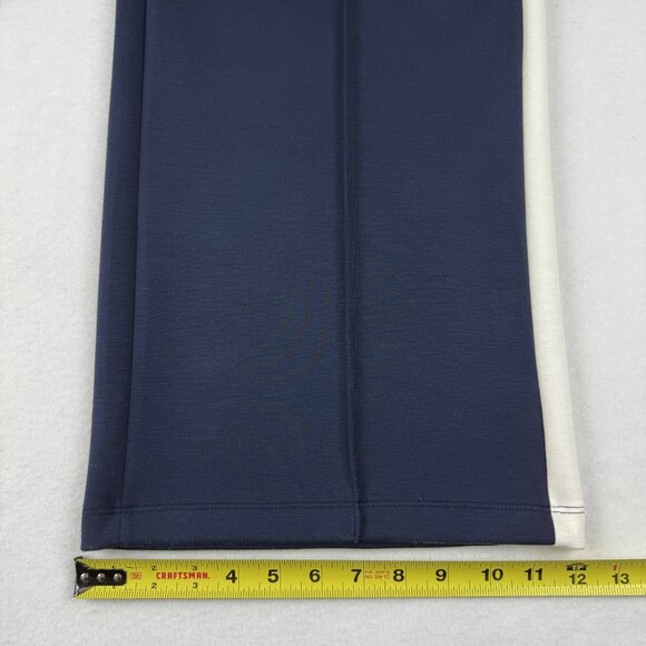Stylus Womens Navy Platoon/White High-Rise Wide Leg Pants XXL Wide Waistband NWT - Picture 11 of 12